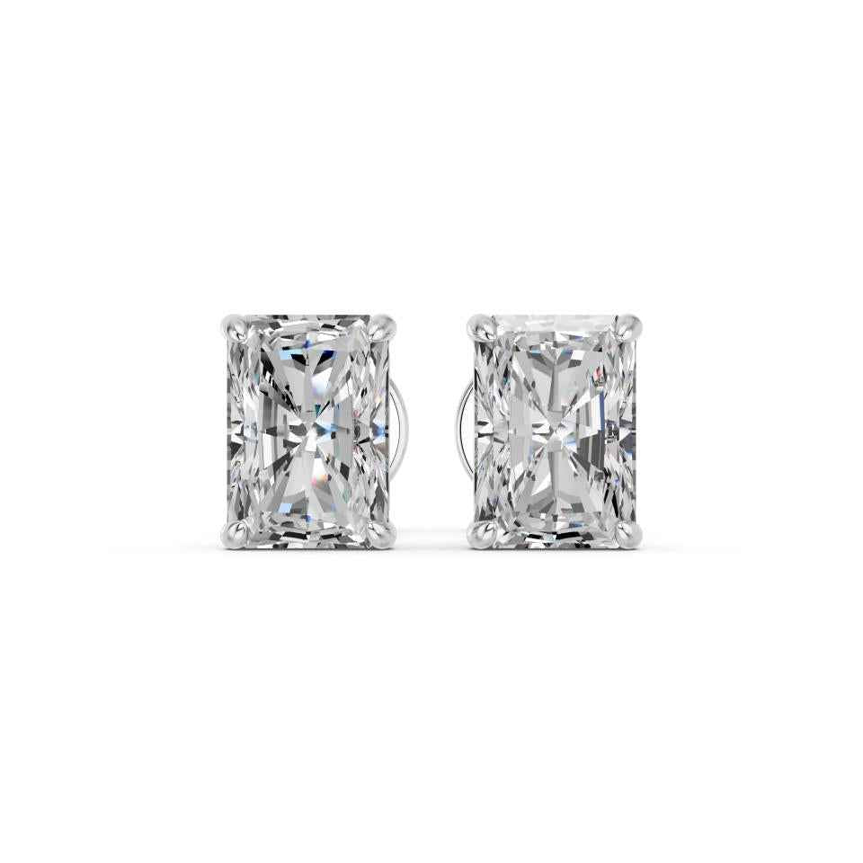 RADIANT 4 PRONG BASKET EARRINGS