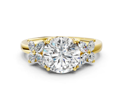 ROUND NATURE INSPIRED RING - M&D Signature Jewels