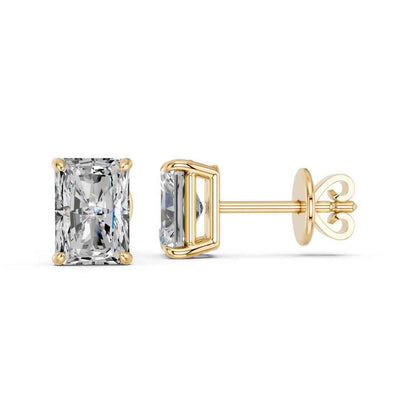 RADIANT 4 PRONG BASKET EARRINGS