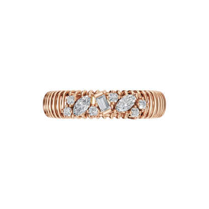MULTI-SHAPE WEDDING BAND - M&D Signature Jewels