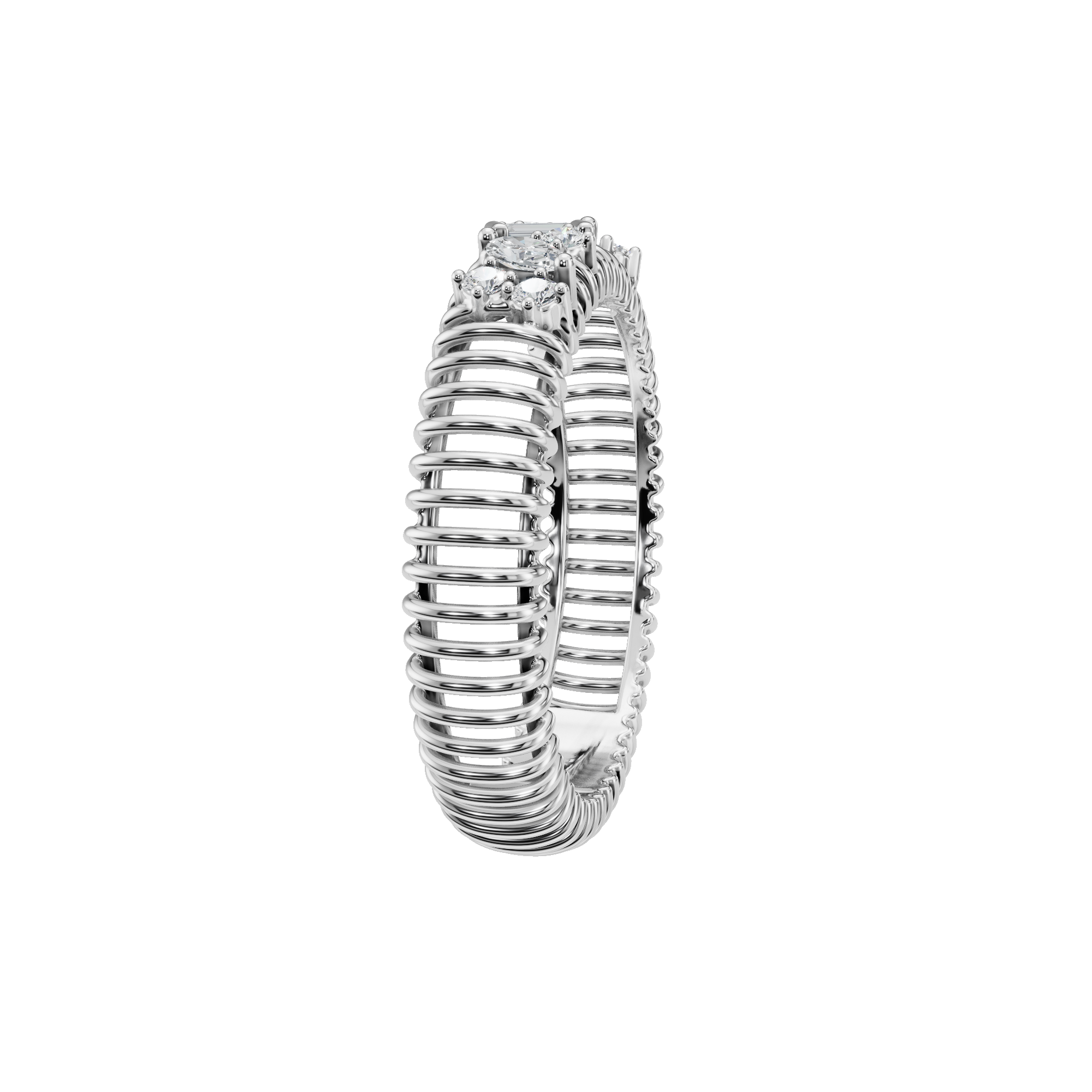 MULTI-SHAPE WEDDING BAND