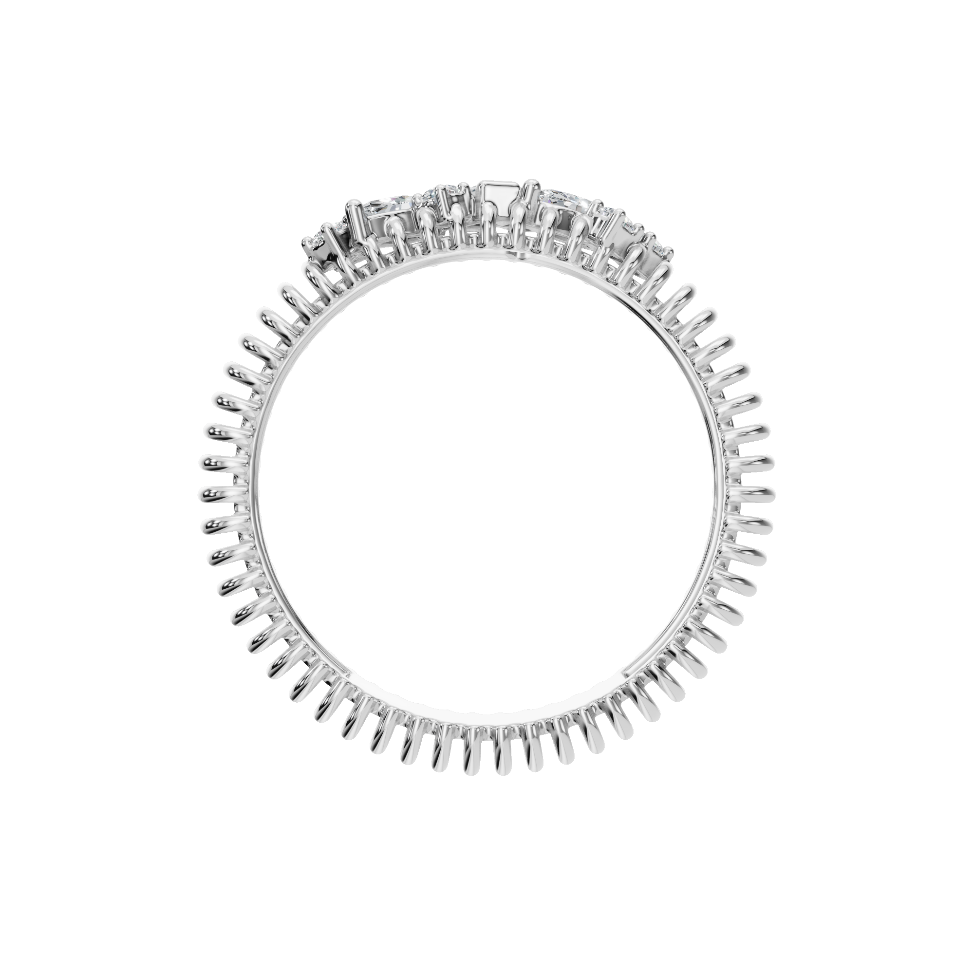 MULTI-SHAPE WEDDING BAND