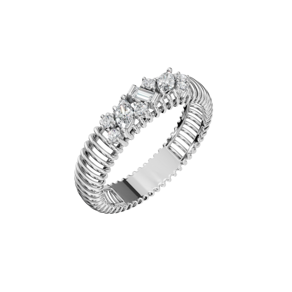 MULTI-SHAPE WEDDING BAND