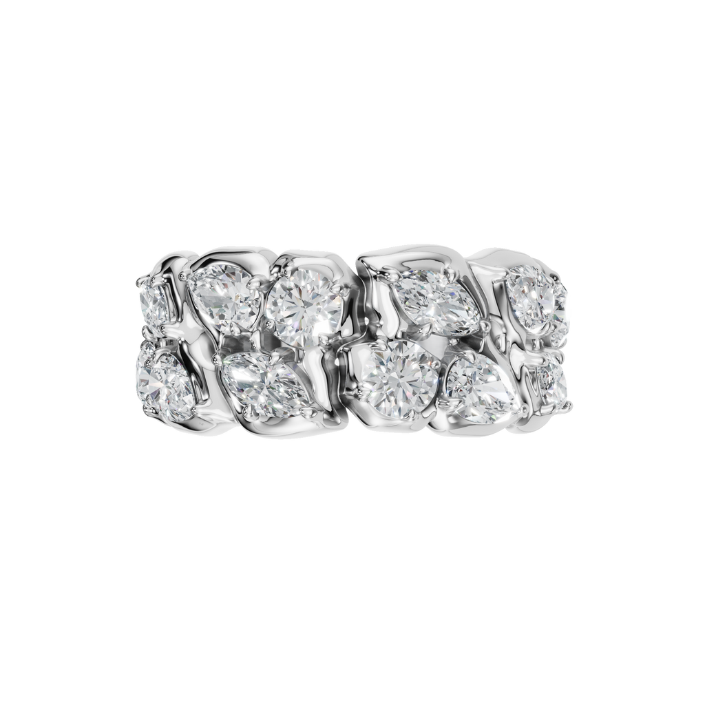 MARQUISE ROUND WEDDING BAND