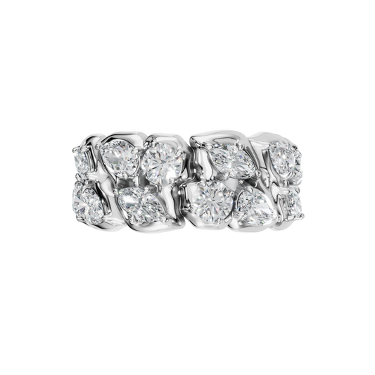 MARQUISE ROUND WEDDING BAND