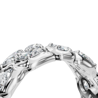 MARQUISE ROUND WEDDING BAND - M&D Signature Jewels