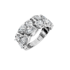 MARQUISE ROUND WEDDING BAND