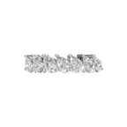 PEAR HALF ETERNITY WEDDING RING