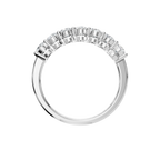 PEAR HALF ETERNITY WEDDING RING
