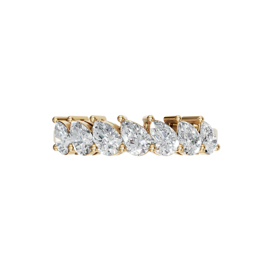 PEAR HALF ETERNITY WEDDING RING - M&D Signature Jewels