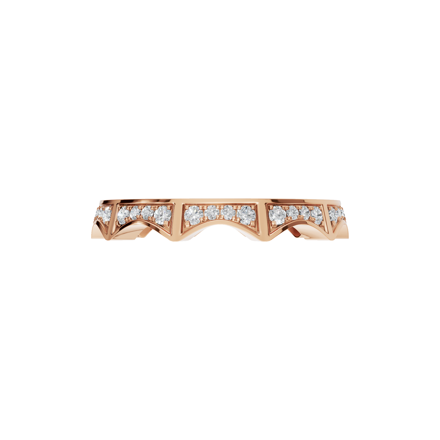 CROWN ETERNITY WEDDING RING - M&D Signature Jewels