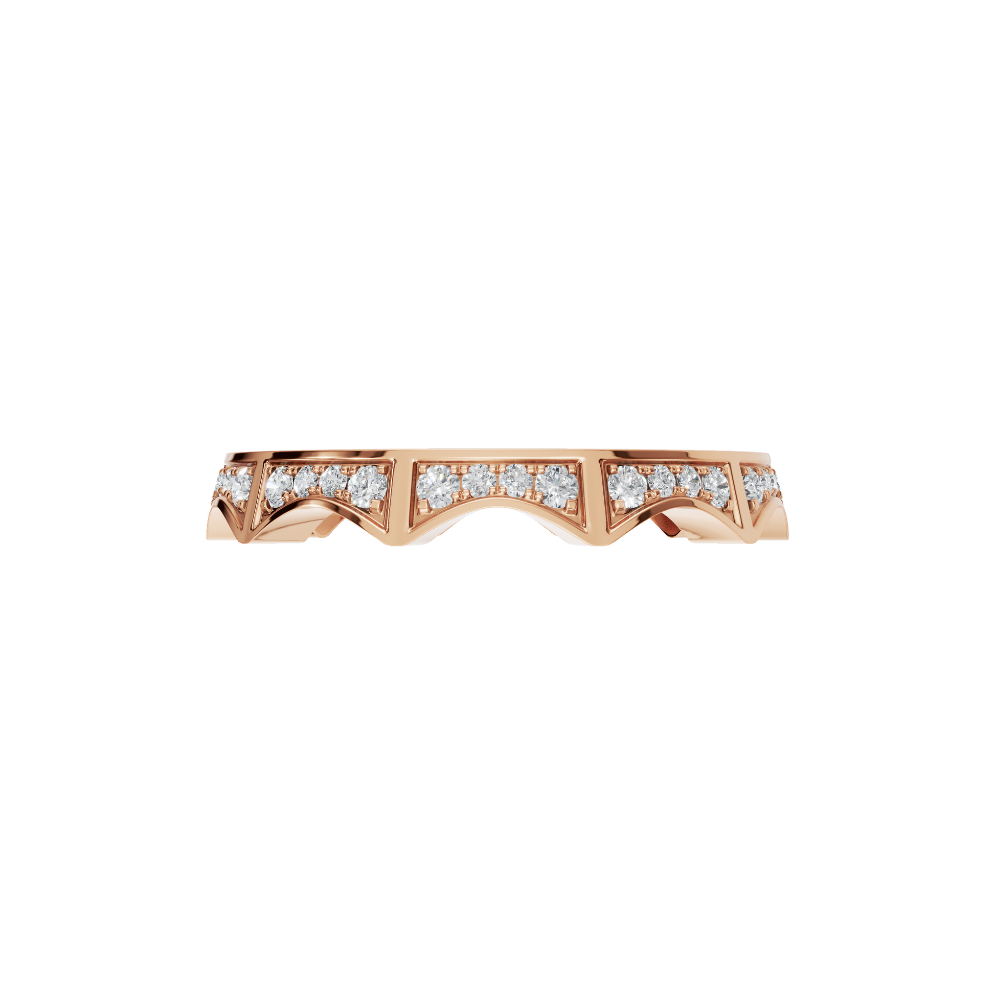 CROWN ETERNITY WEDDING RING - M&D Signature Jewels