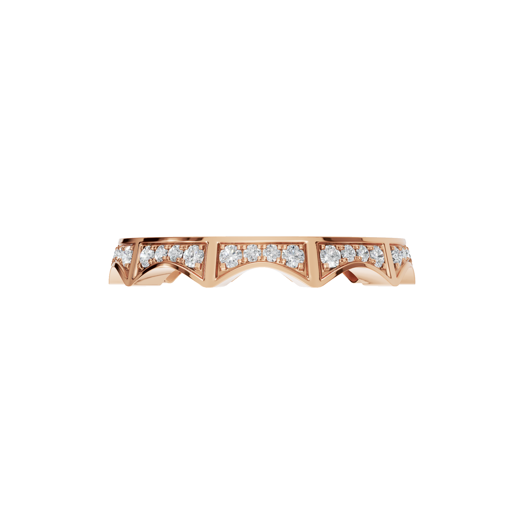 CROWN ETERNITY WEDDING RING