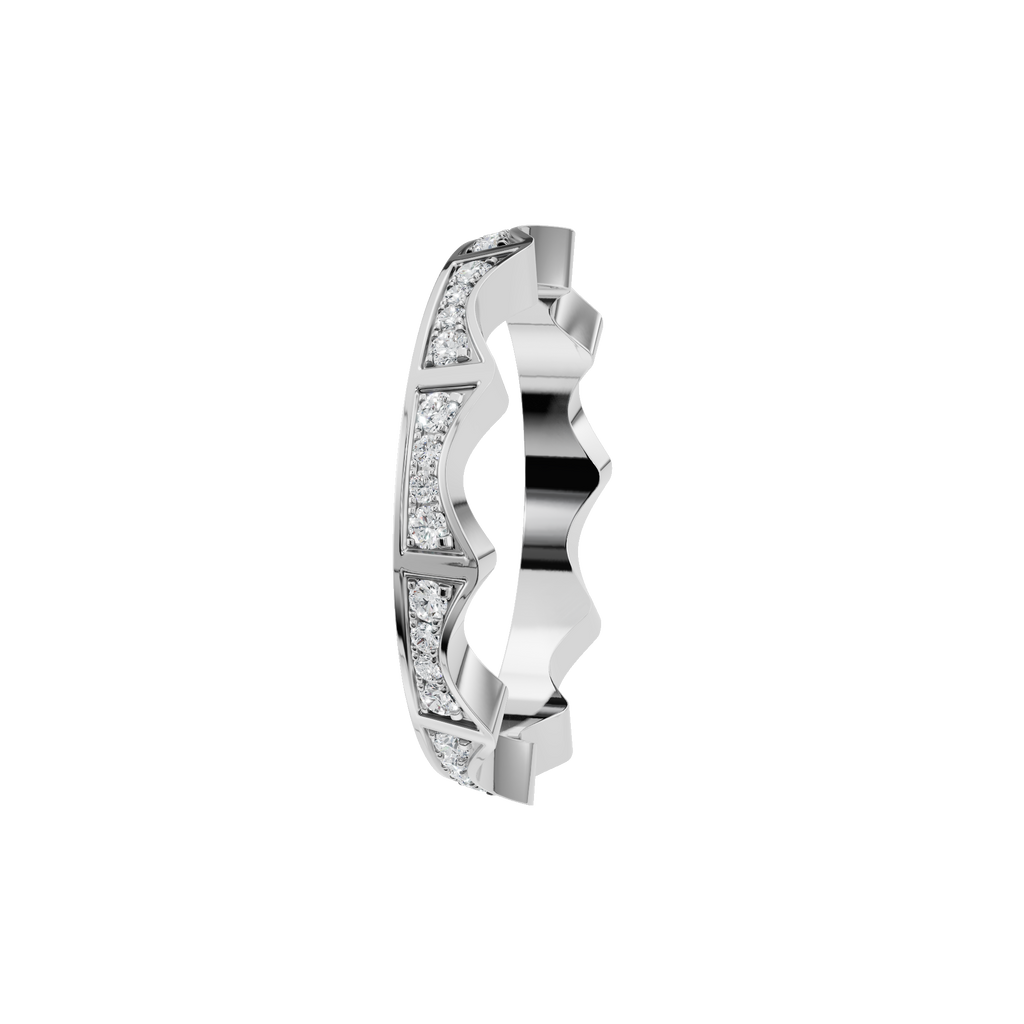 CROWN ETERNITY WEDDING RING