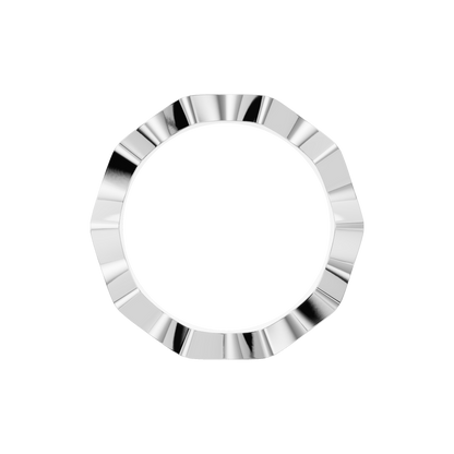 CROWN ETERNITY WEDDING RING - M&D Signature Jewels