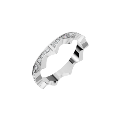 CROWN ETERNITY WEDDING RING - M&D Signature Jewels