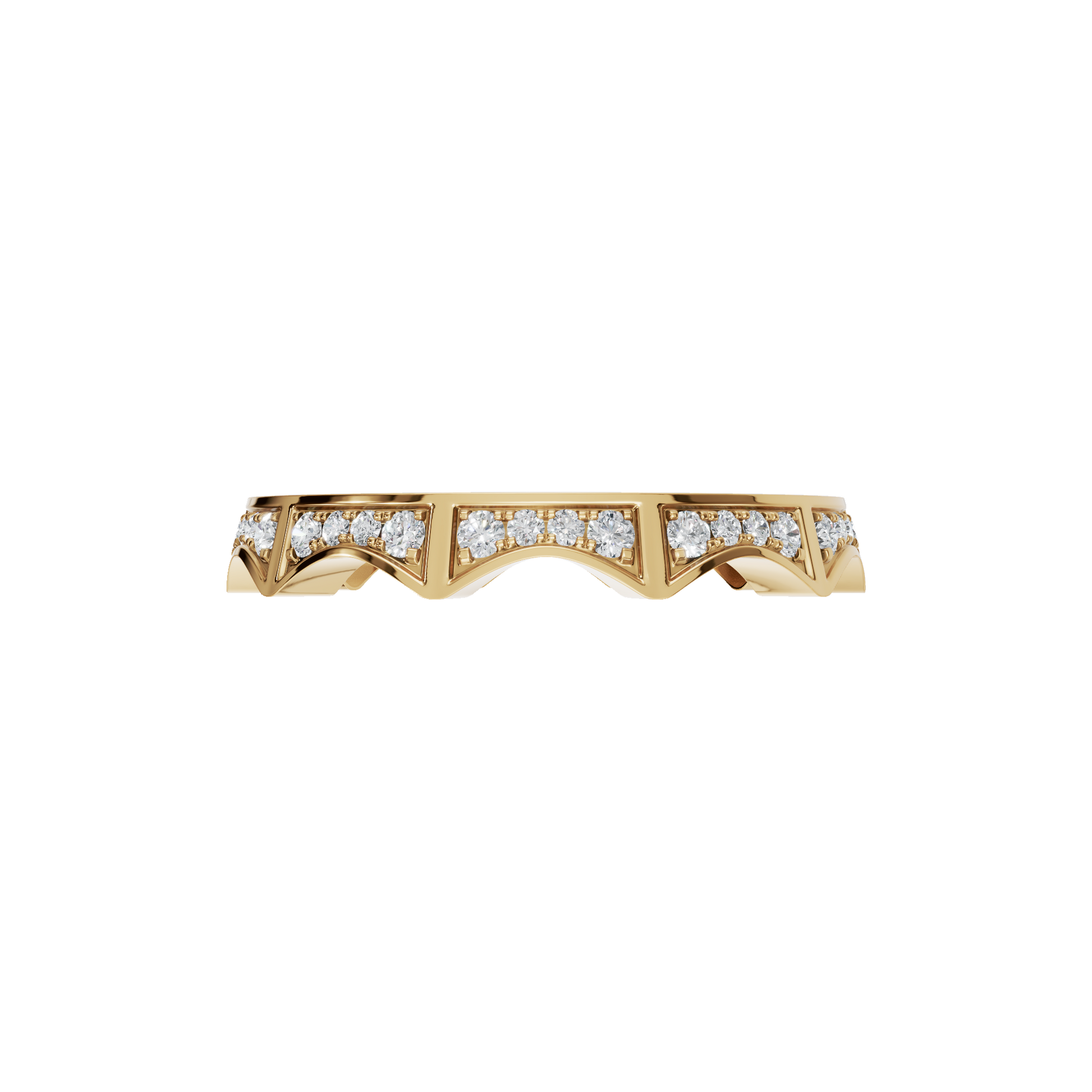CROWN ETERNITY WEDDING RING - M&D Signature Jewels