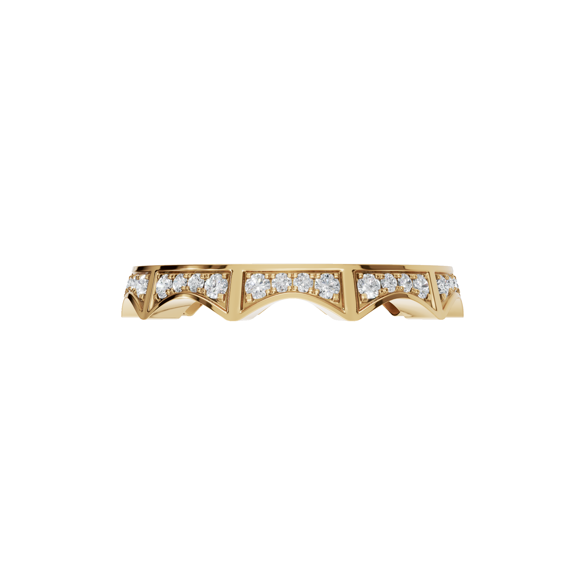 CROWN ETERNITY WEDDING RING