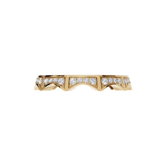 CROWN ETERNITY WEDDING RING - M&D Signature Jewels