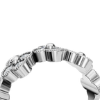 ROUND CLOVER WEDDING RING