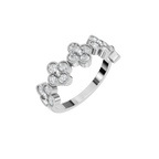 ROUND CLOVER WEDDING RING