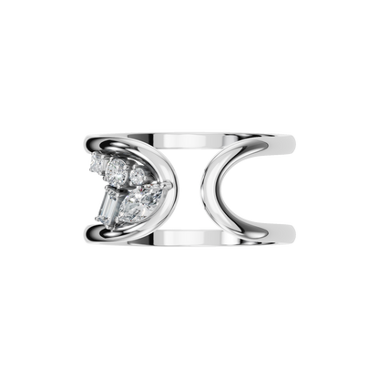 MULTI-SHAPE OPEN WEDDING BAND - M&D Signature Jewels