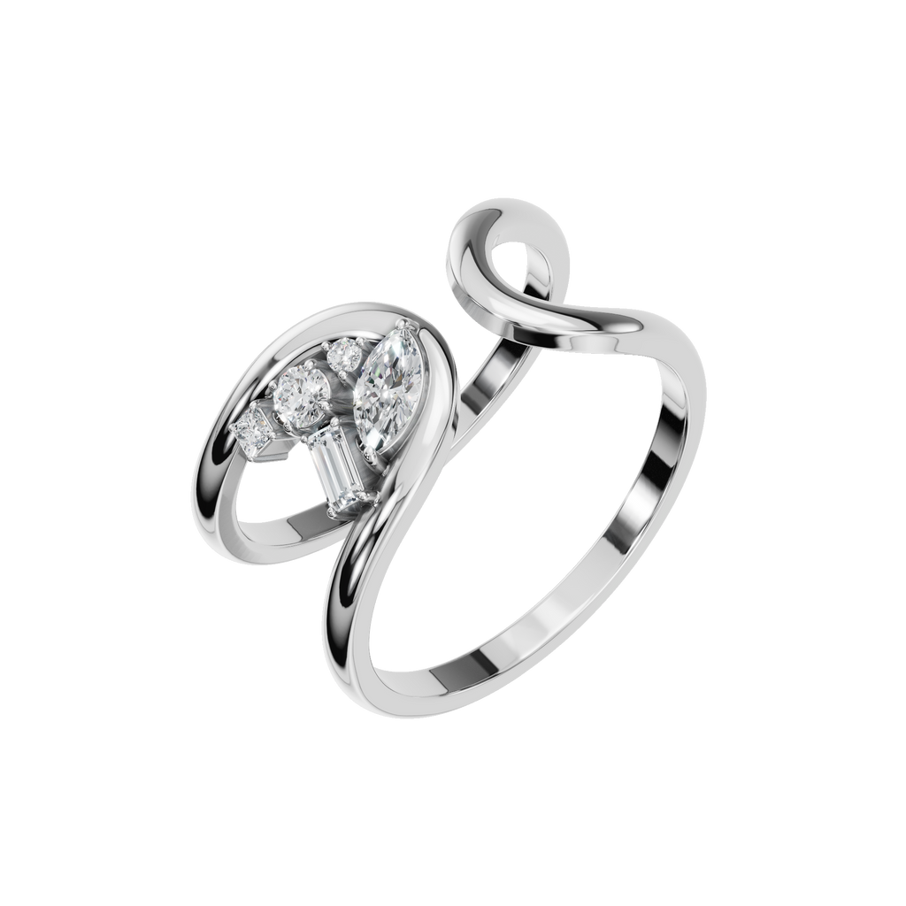 MULTI-SHAPE OPEN WEDDING BAND