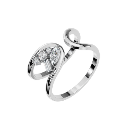 MULTI-SHAPE OPEN WEDDING BAND - M&D Signature Jewels