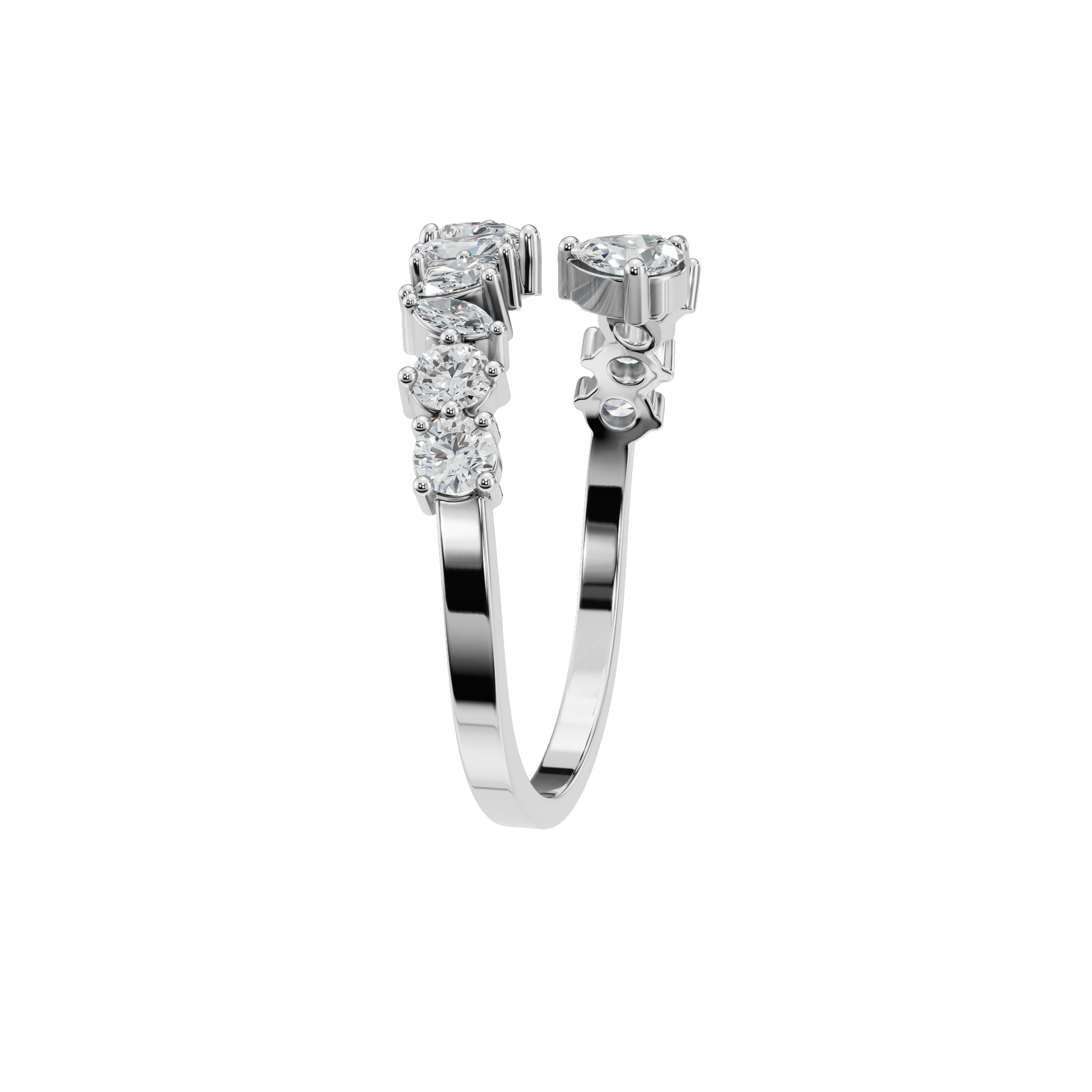 MULTI-SHAPE WEDDING RING
