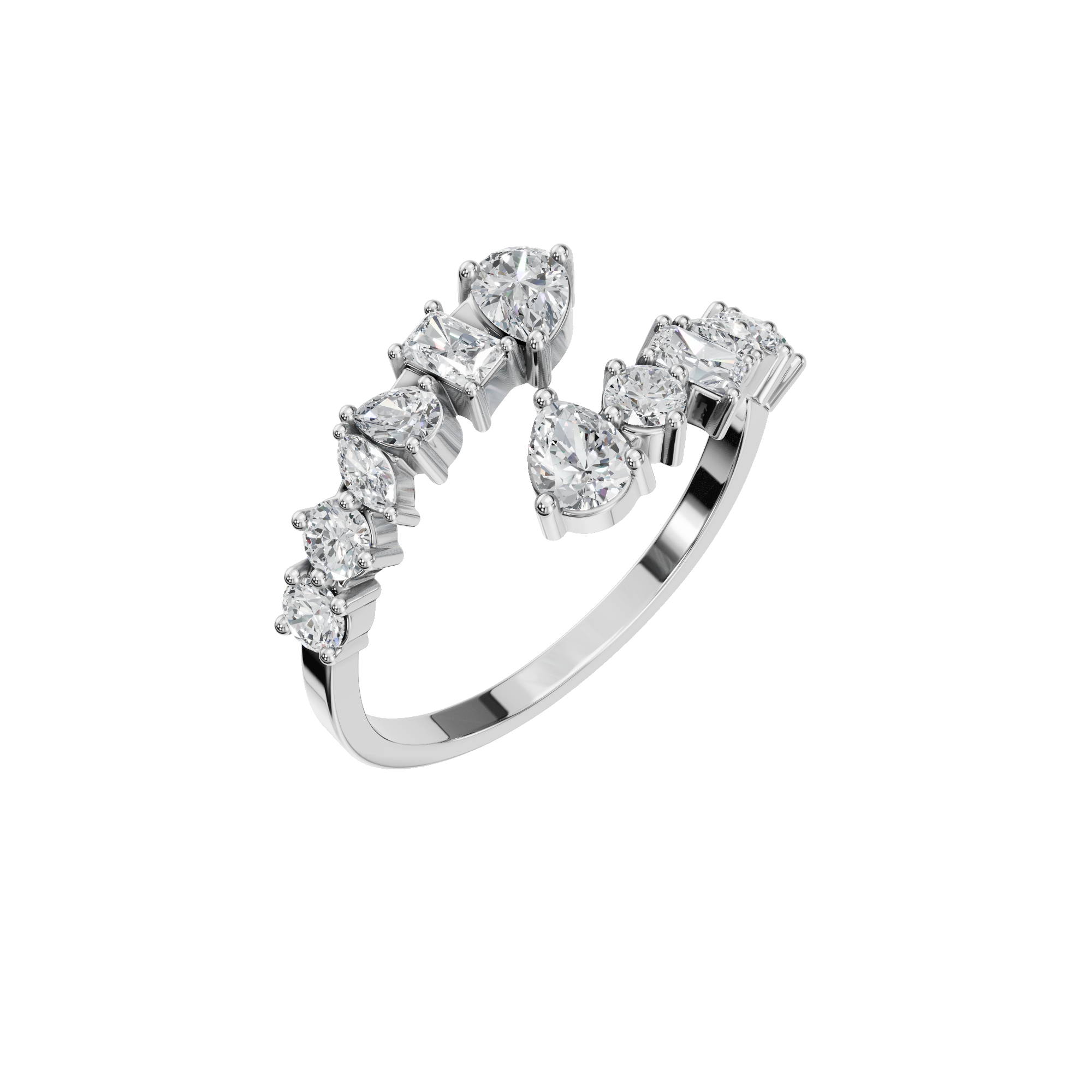 MULTI-SHAPE WEDDING RING