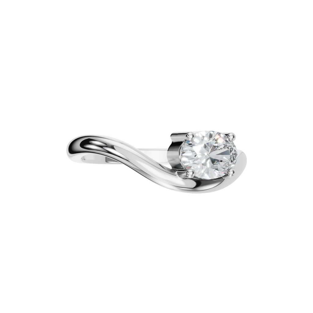 OVAL FANCY SOLITAIRE RING