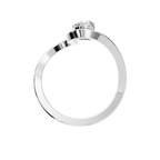 PEAR INFINITY SOLITAIRE RING