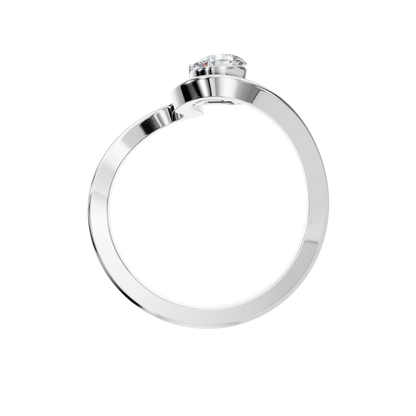 PEAR INFINITY SOLITAIRE RING - M&D Signature Jewels