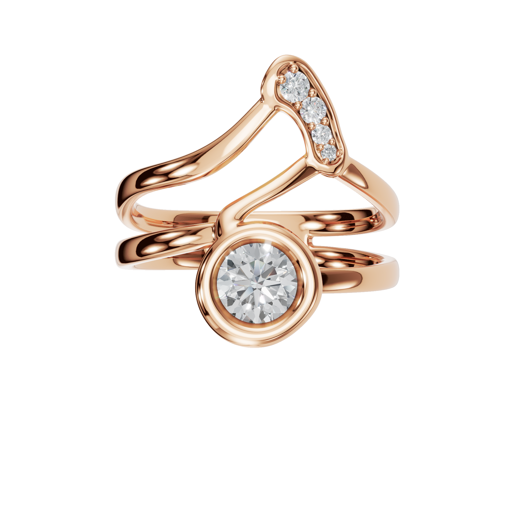 ROUND FANCY WEDDING RING