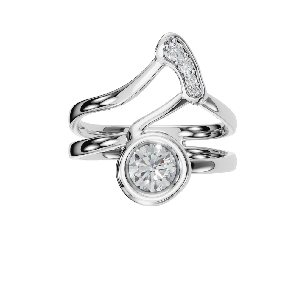 ROUND FANCY WEDDING RING