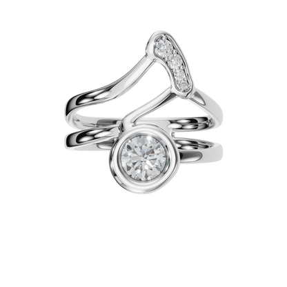 ROUND FANCY WEDDING RING - M&D Signature Jewels