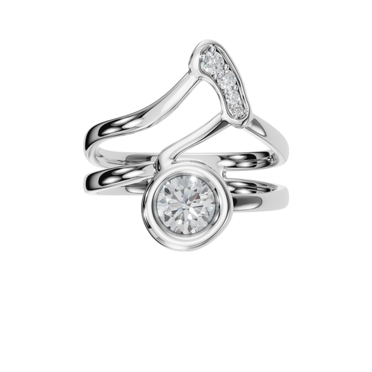 ROUND FANCY WEDDING RING
