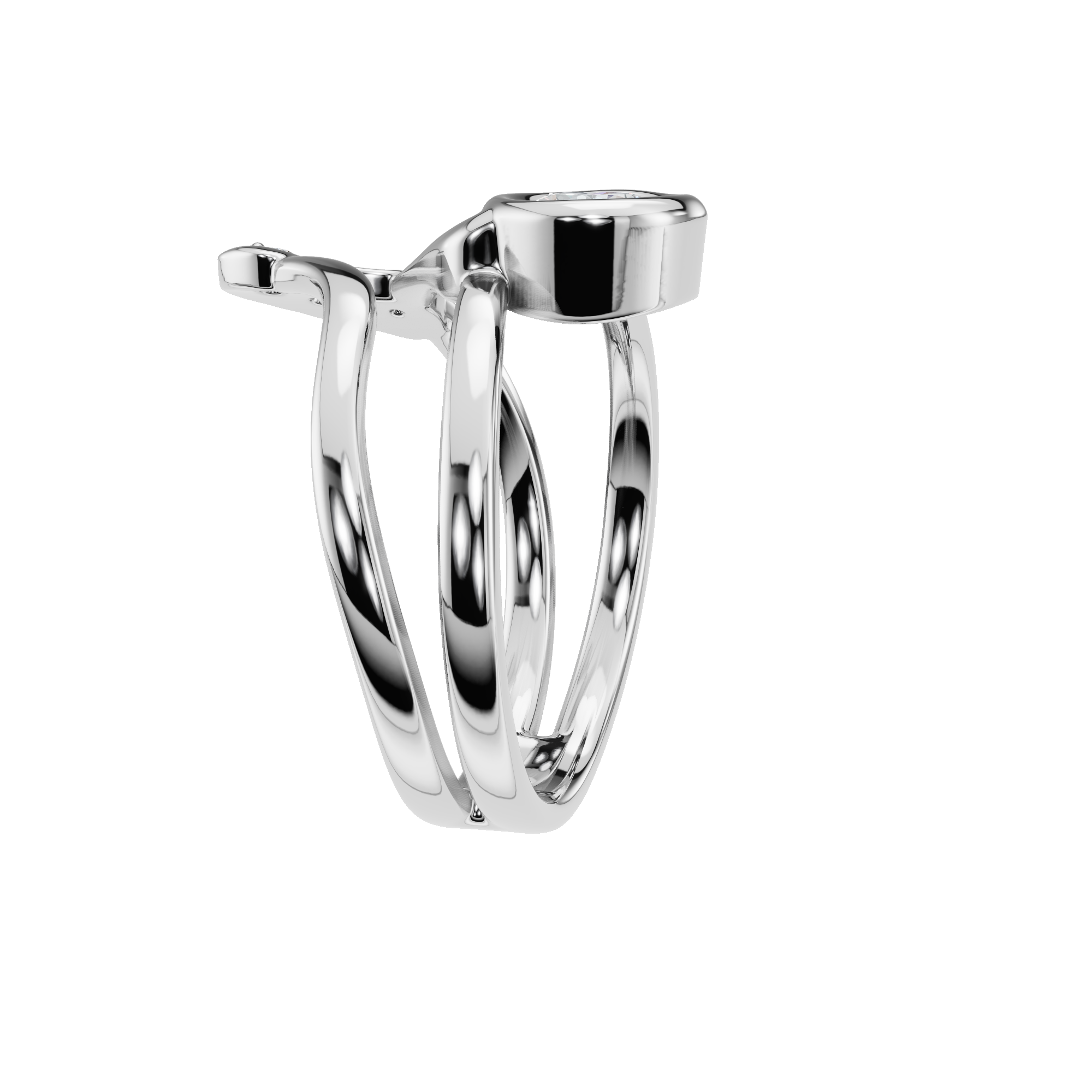 ROUND FANCY WEDDING RING