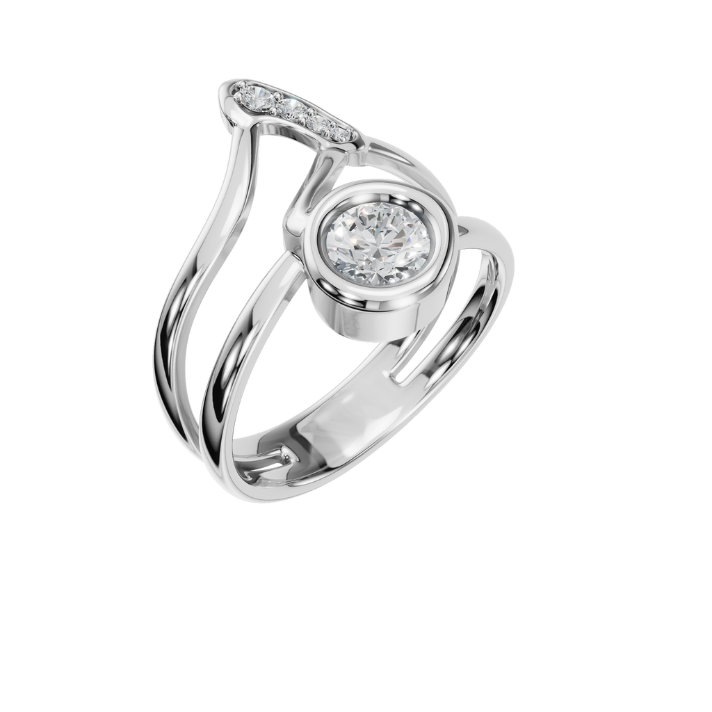 ROUND FANCY WEDDING RING
