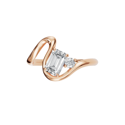 EMERALD ROUND SOLITAIRE RING - M&D Signature Jewels