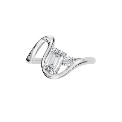 EMERALD ROUND SOLITAIRE RING - M&D Signature Jewels