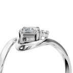 EMERALD ROUND SOLITAIRE RING