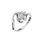 EMERALD ROUND SOLITAIRE RING