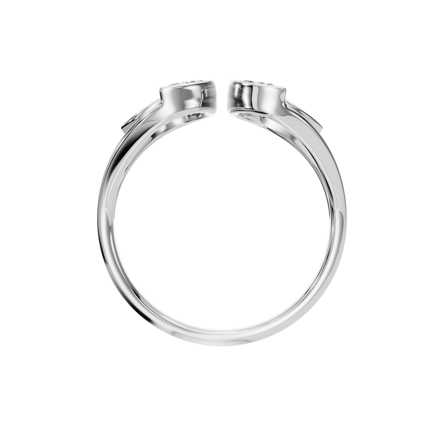 FLOWER OPEN WEDDING RING - M&D Signature Jewels