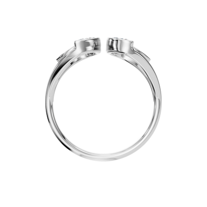 FLOWER OPEN WEDDING RING - M&D Signature Jewels