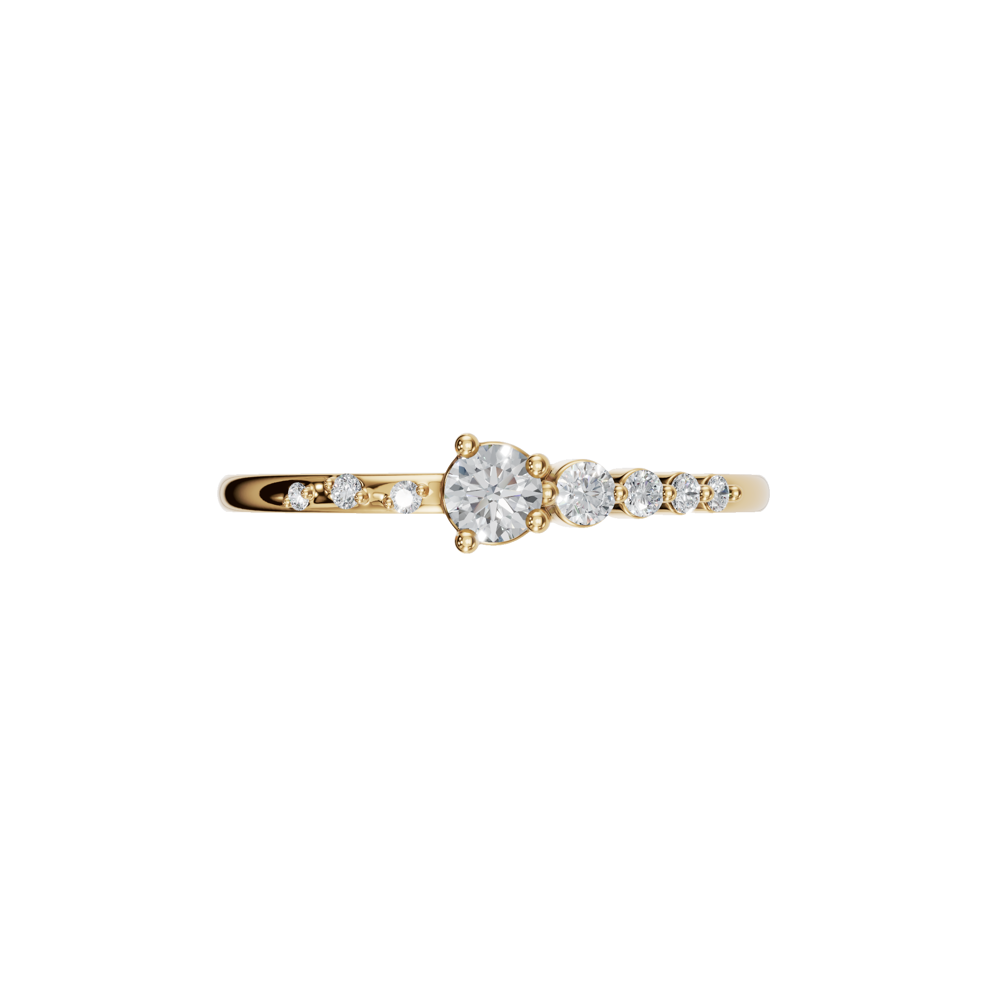 ROUND WEDDING BAND