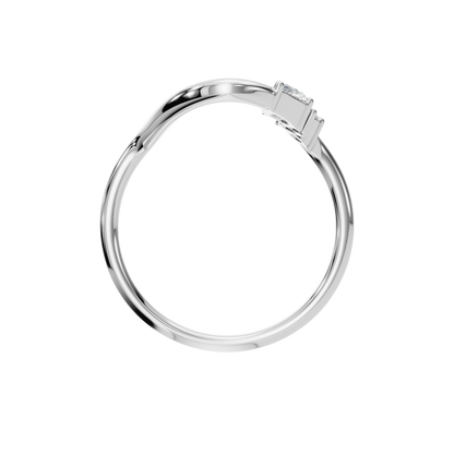 PEAR MARQUISE ROUND CURVE WEDDING BAND - M&D Signature Jewels