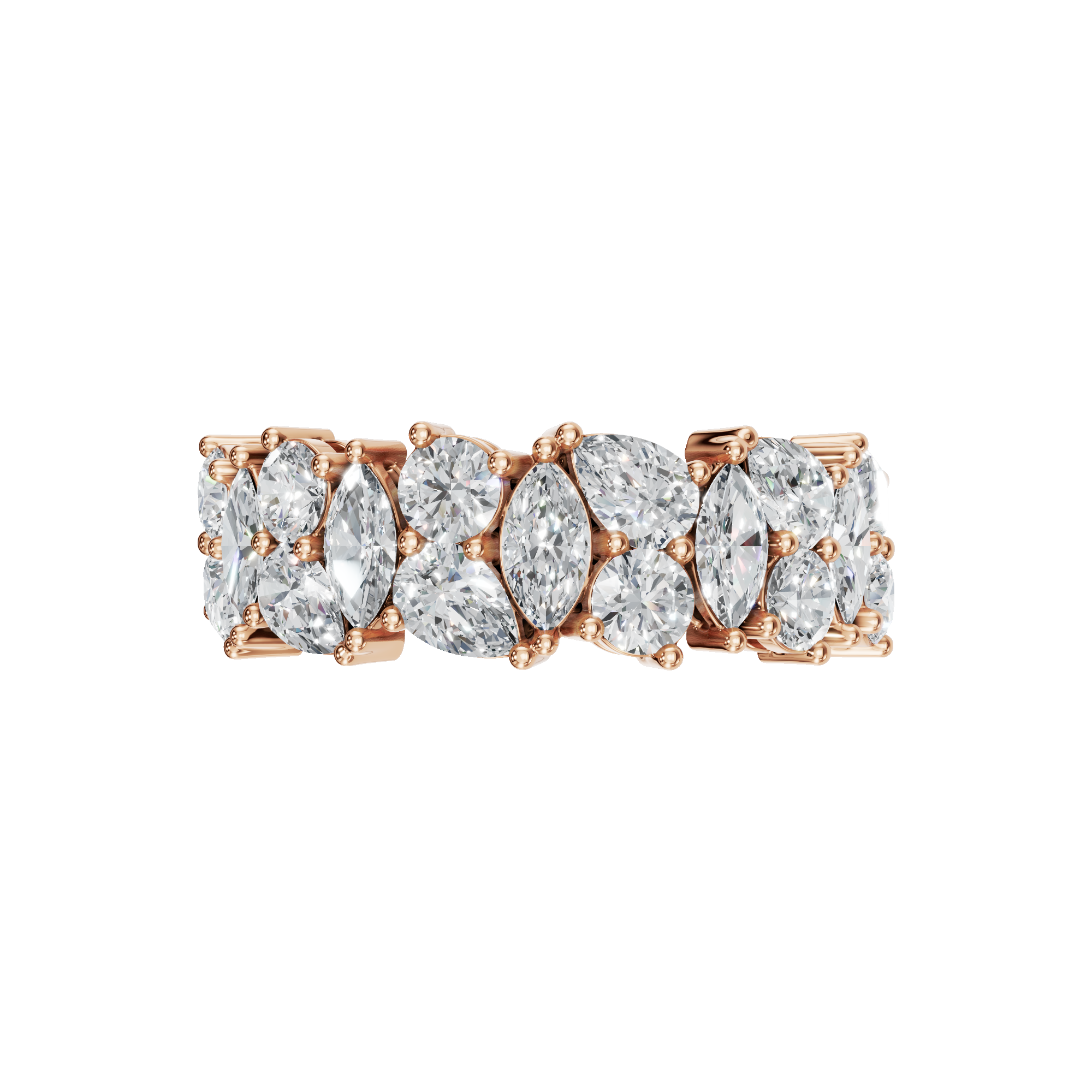MULTI-SHAPE WEDDING BAND