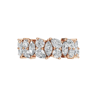 MULTI-SHAPE WEDDING BAND - M&D Signature Jewels