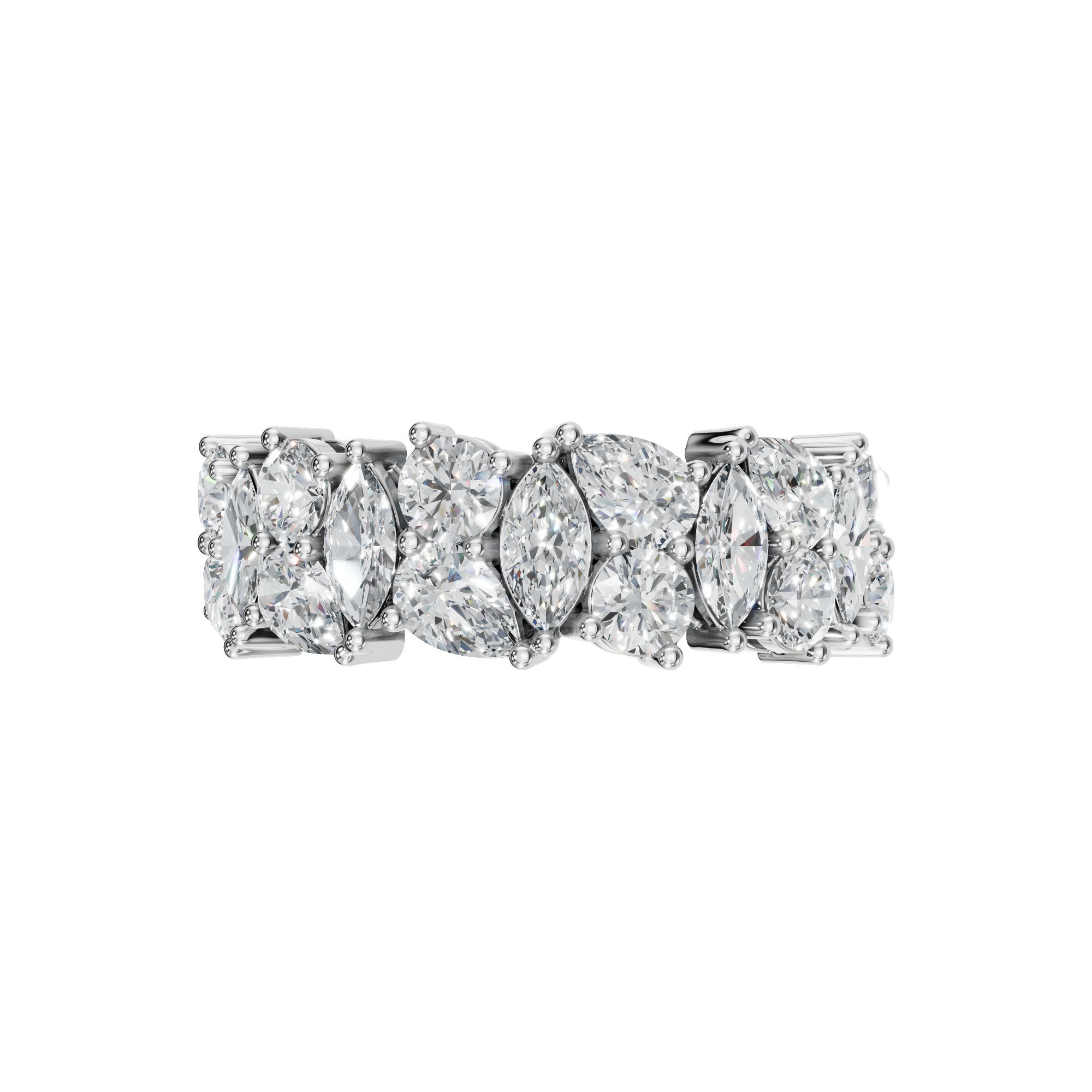 MULTI-SHAPE WEDDING BAND